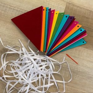 Felt Rainbow Banners